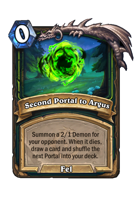 Second Portal to Argus Hearthstone kártya