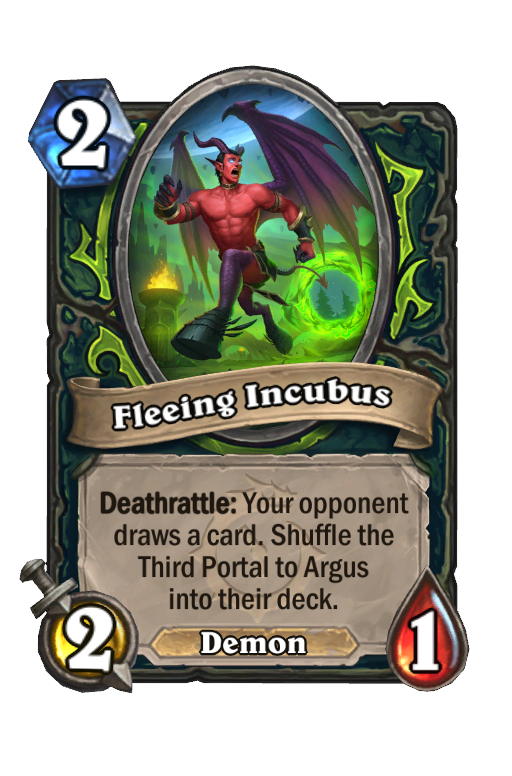 Fleeing Incubus Hearthstone kártya