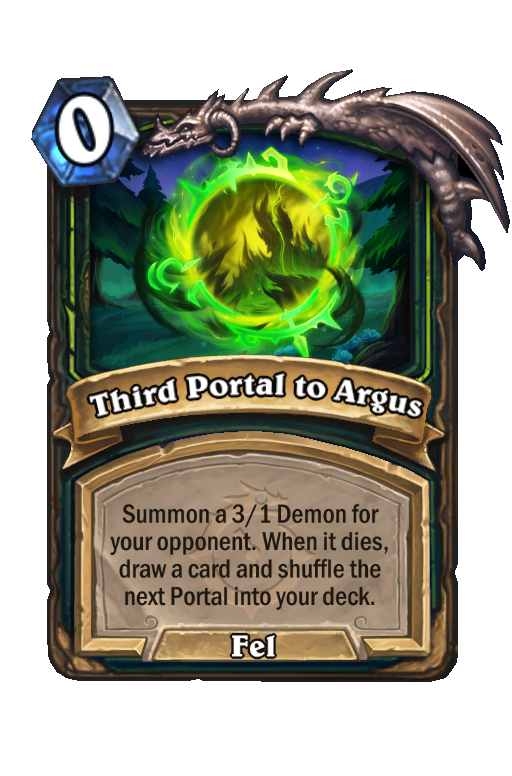 Third Portal to Argus Hearthstone kártya