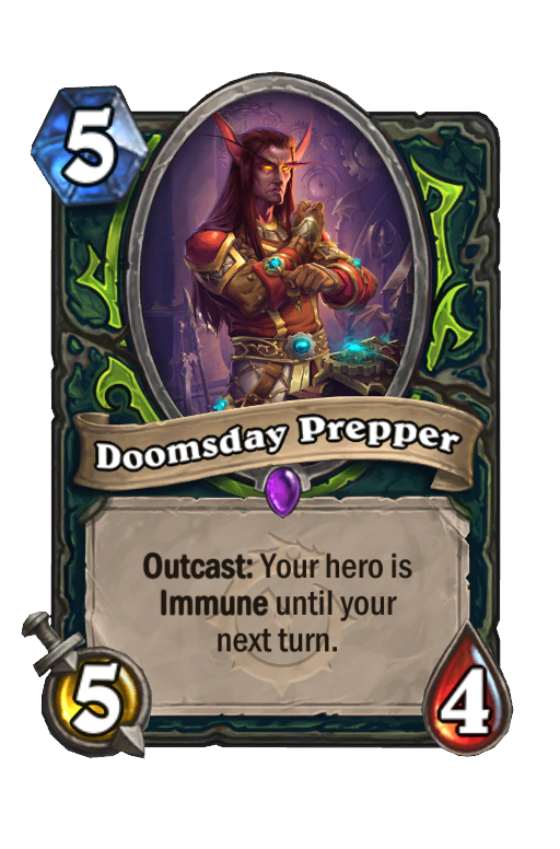 Doomsday Prepper Hearthstone kártya