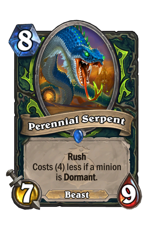 Perennial Serpent Hearthstone kártya