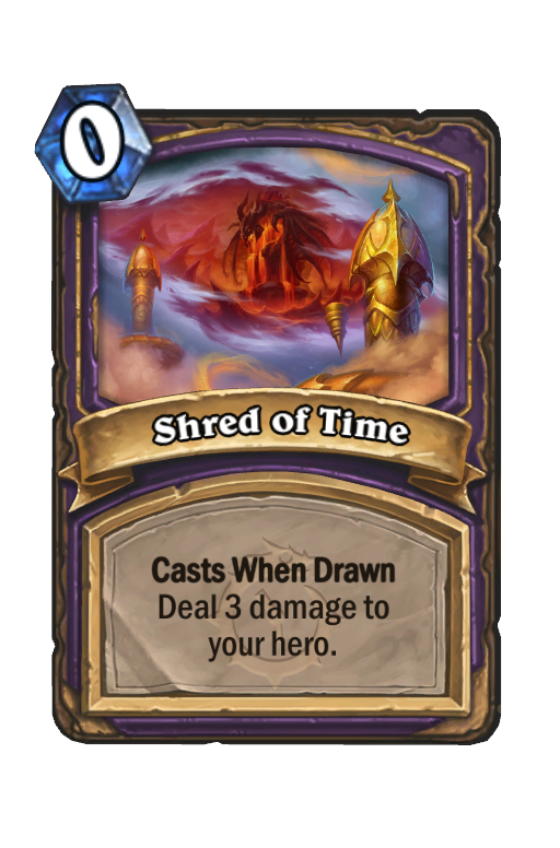 Shred of Time Hearthstone kártya