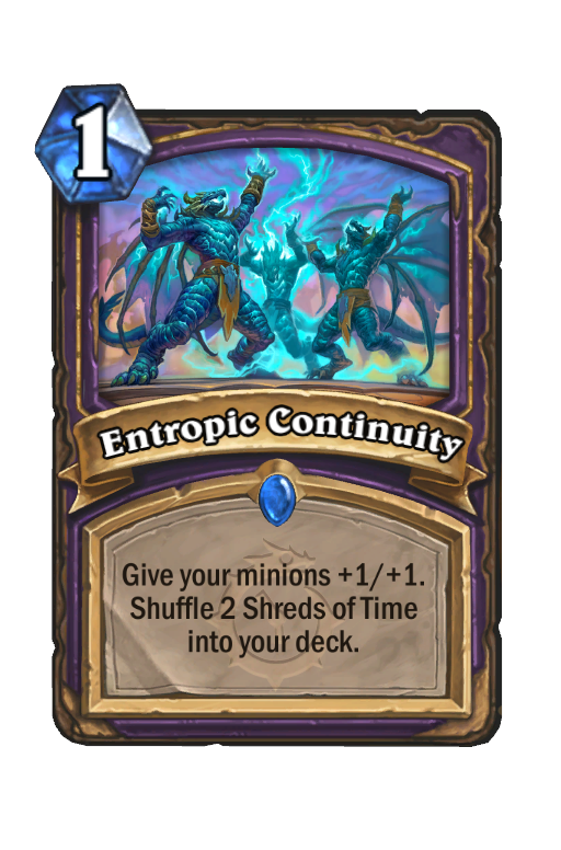 Entropic Continuity Hearthstone kártya