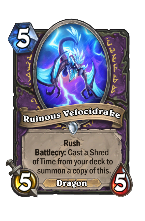 Ruinous Velocidrake Hearthstone kártya