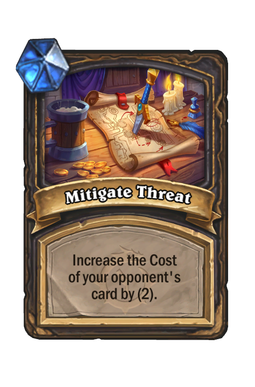 Mitigate Threat Hearthstone kártya