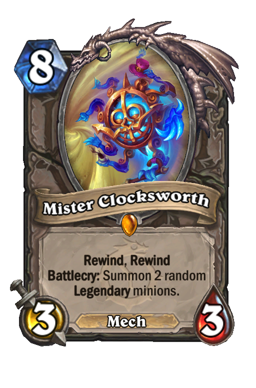 Mister Clocksworth Hearthstone kártya