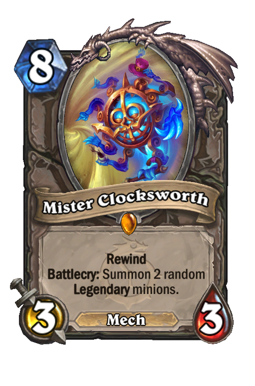 Mister Clocksworth Hearthstone kártya