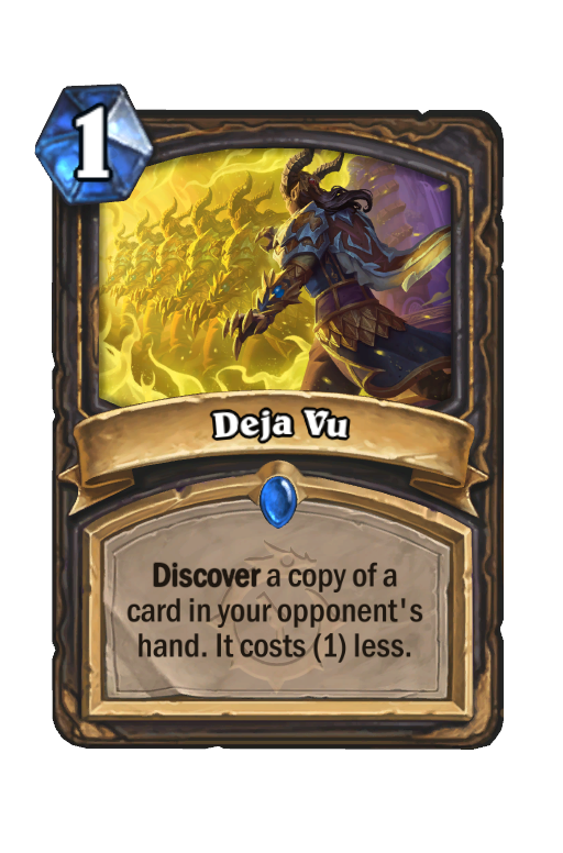 Deja Vu Hearthstone kártya