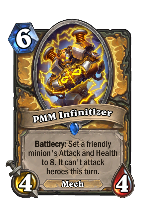 PMM Infinitizer Hearthstone kártya