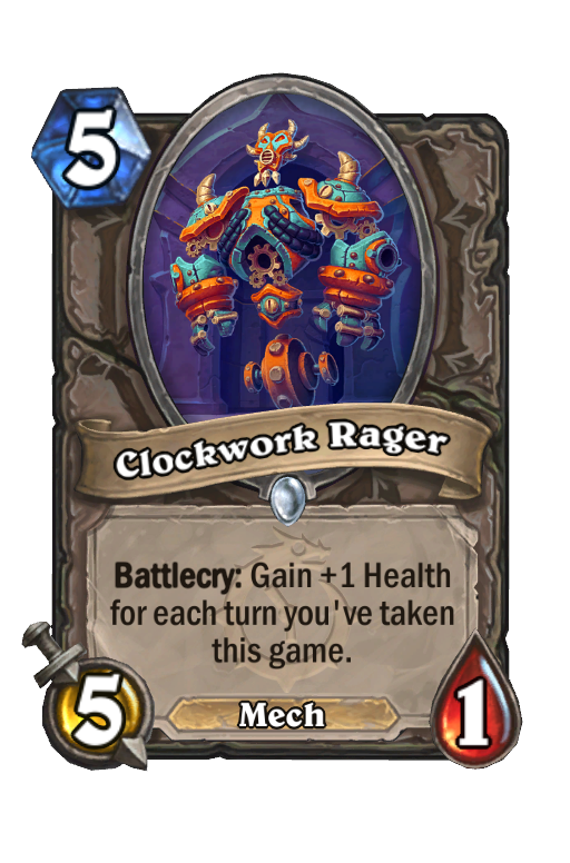 Clockwork Rager Hearthstone kártya