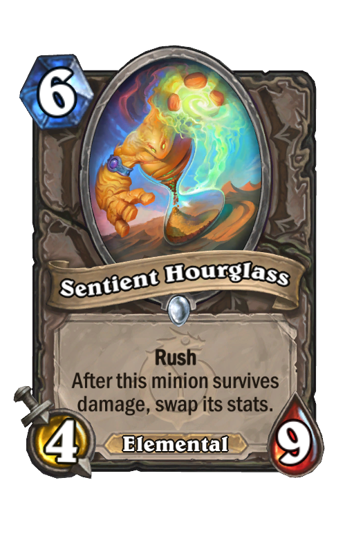 Sentient Hourglass Hearthstone kártya