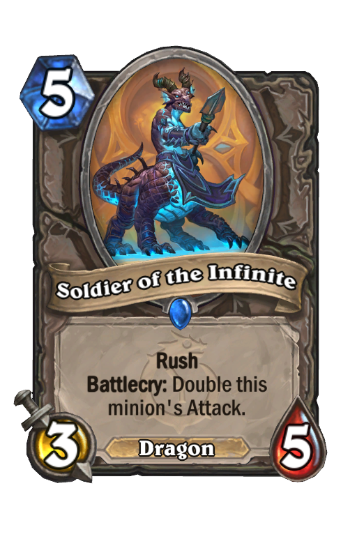 Soldier of the Infinite Hearthstone kártya