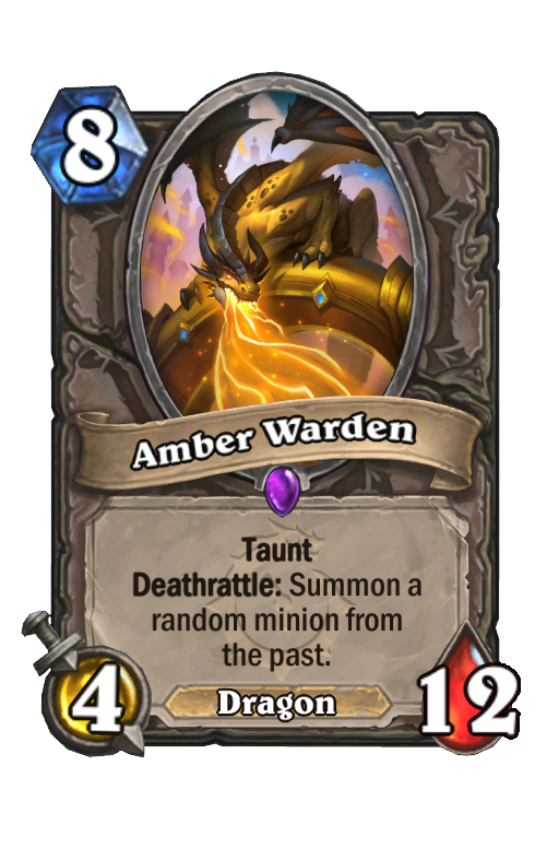 Amber Warden Hearthstone kártya