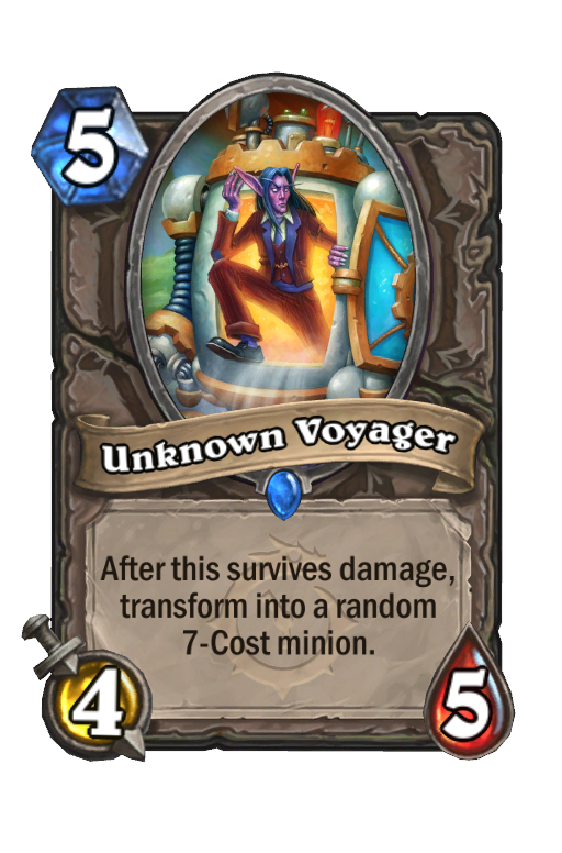 Unknown Voyager Hearthstone kártya
