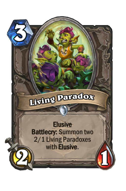 Living Paradox Hearthstone kártya