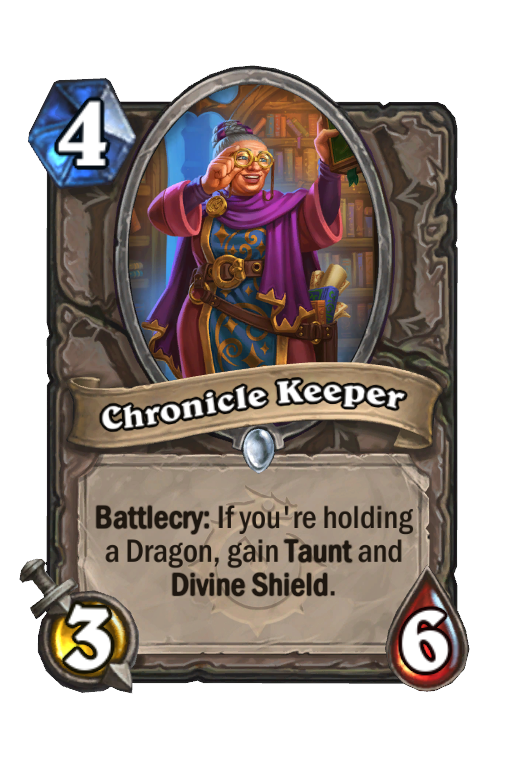 Chronicle Keeper Hearthstone kártya