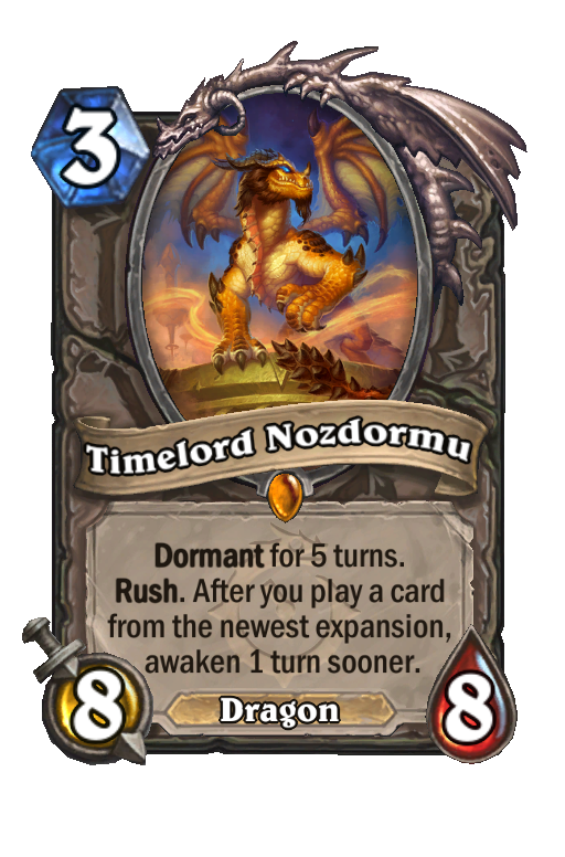 Timelord Nozdormu Hearthstone kártya