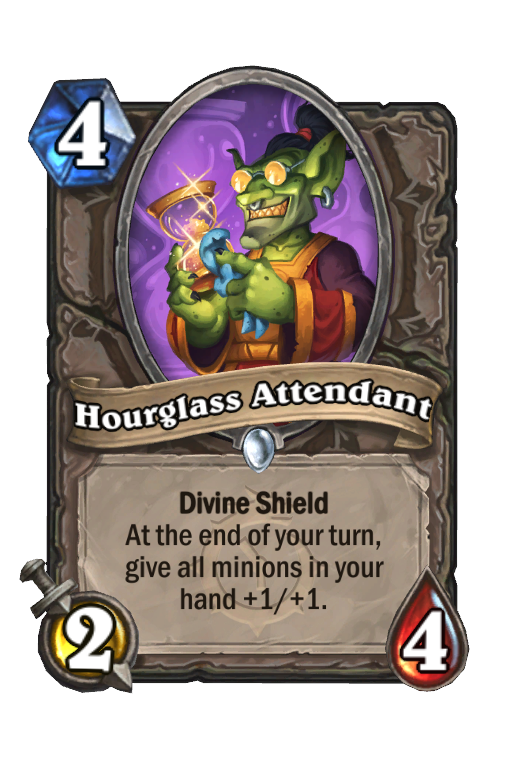 Hourglass Attendant Hearthstone kártya