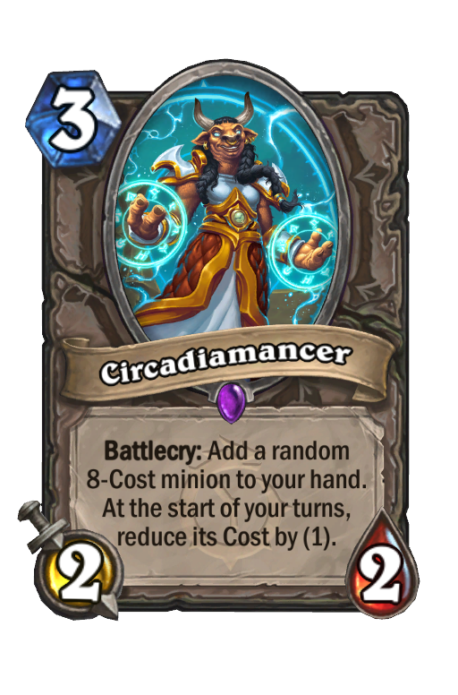 Circadiamancer Hearthstone kártya
