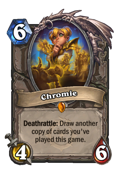 Chromie Hearthstone kártya