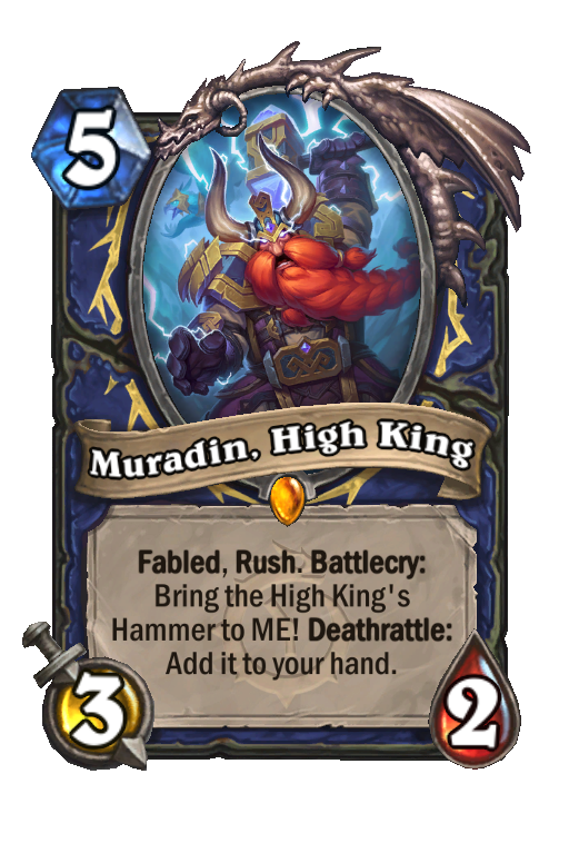 Muradin, High King Hearthstone kártya
