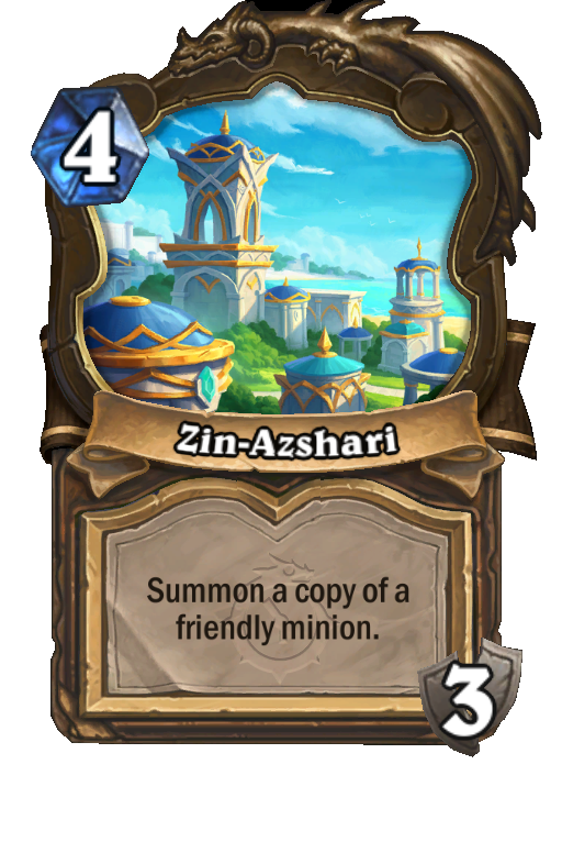 Zin-Azshari Hearthstone kártya