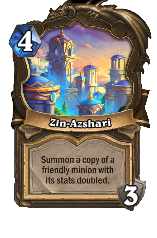 Zin-Azshari Hearthstone kártya