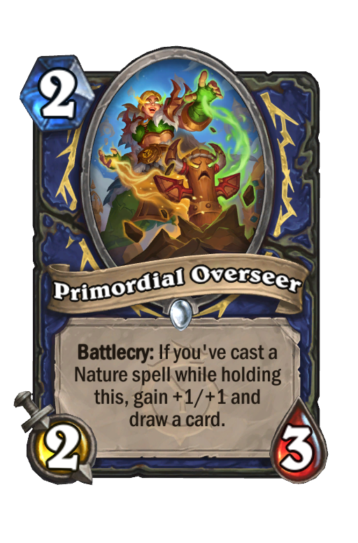 Primordial Overseer Hearthstone kártya