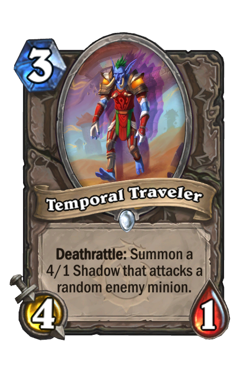 Temporal Traveler Hearthstone kártya