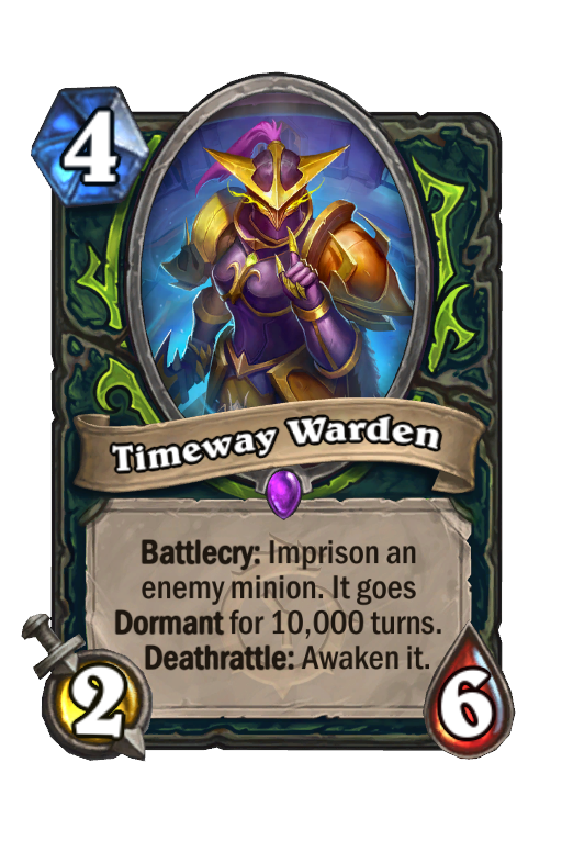 Timeway Warden Hearthstone kártya
