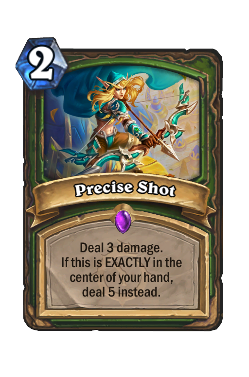 Precise Shot Hearthstone kártya