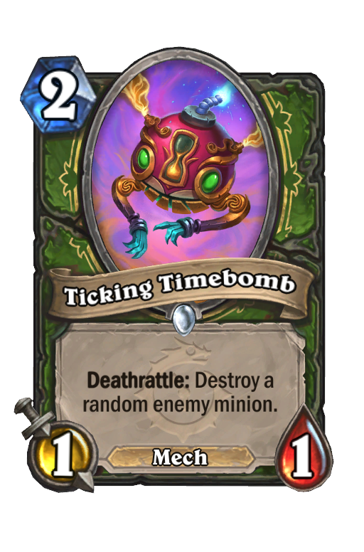 Ticking Timebomb Hearthstone kártya