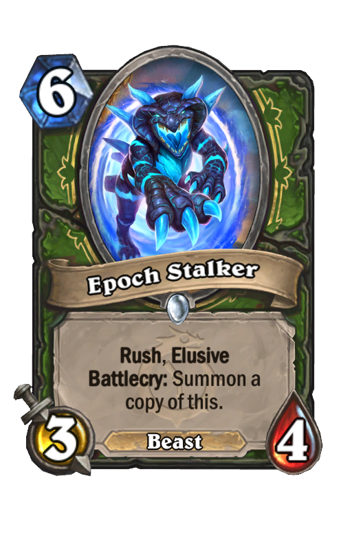 Epoch Stalker Hearthstone kártya