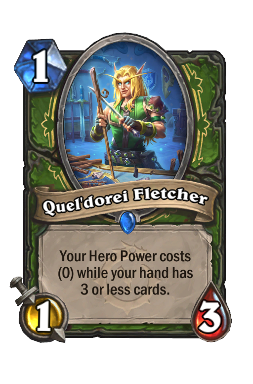 Quel'dorei Fletcher Hearthstone kártya