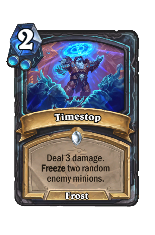 Timestop Hearthstone kártya