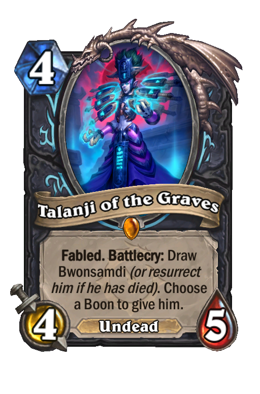 Talanji of the Graves Hearthstone kártya