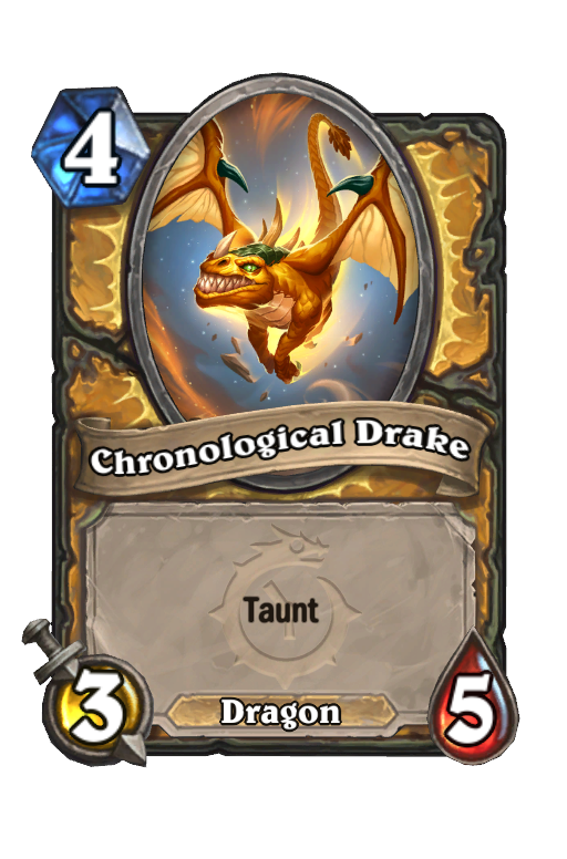 Chronological Drake Hearthstone kártya
