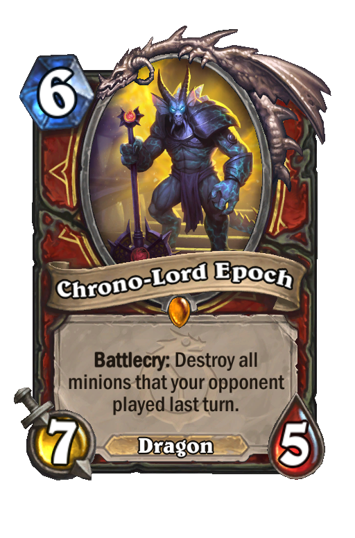 Chrono-Lord Epoch Hearthstone kártya