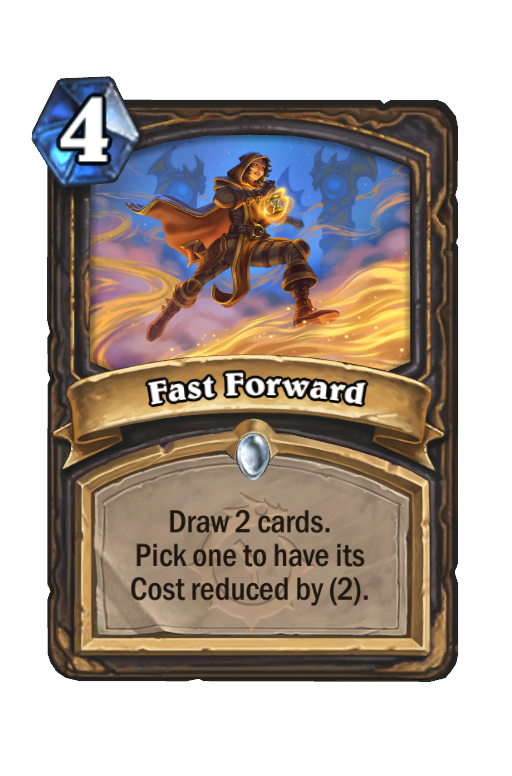 Fast Forward Hearthstone kártya