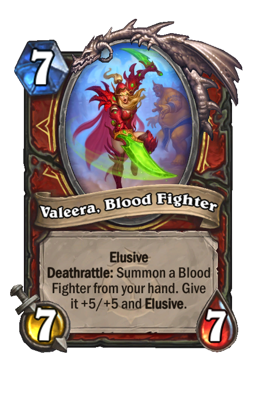 Valeera, Blood Fighter Hearthstone kártya