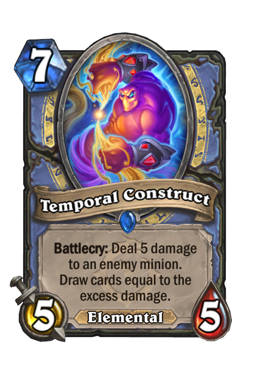 Temporal Construct Hearthstone kártya