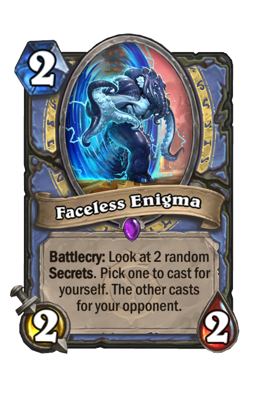 Faceless Enigma Hearthstone kártya