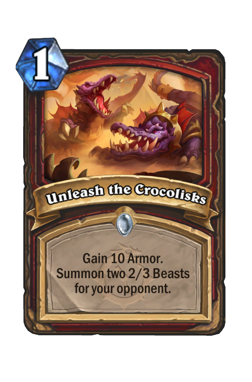Unleash the Crocolisks Hearthstone kártya