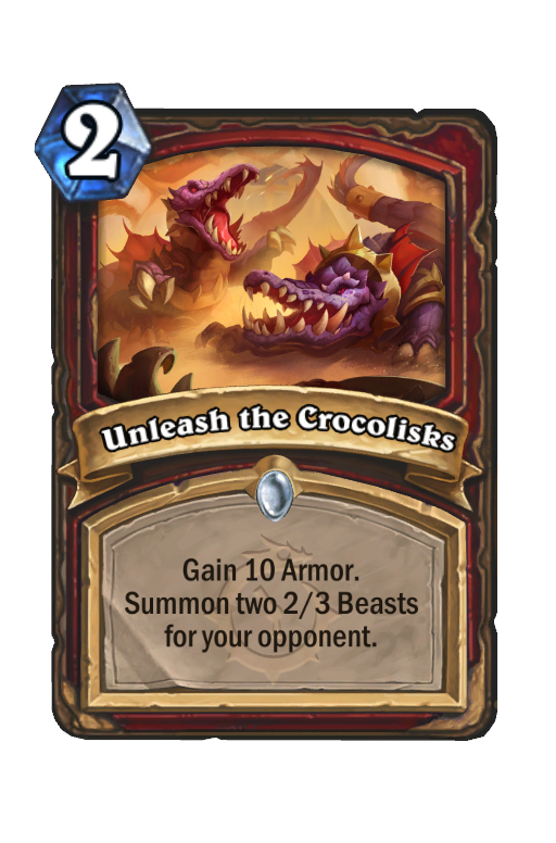 Unleash the Crocolisks Hearthstone kártya