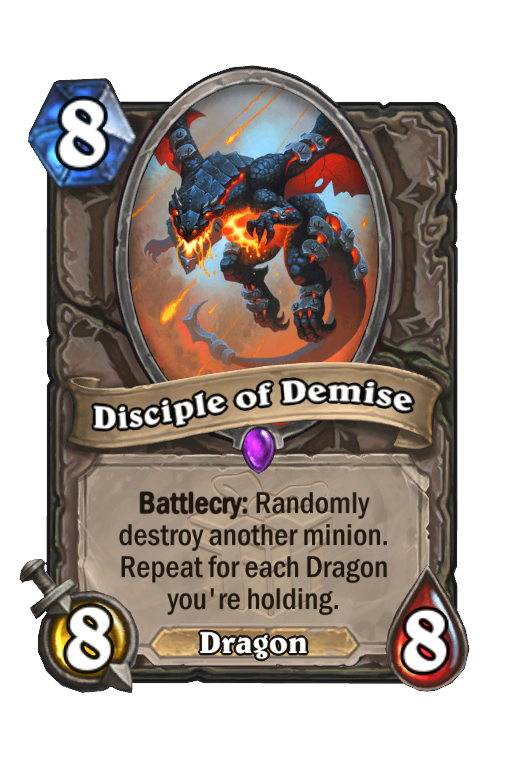Disciple of Demise Hearthstone kártya