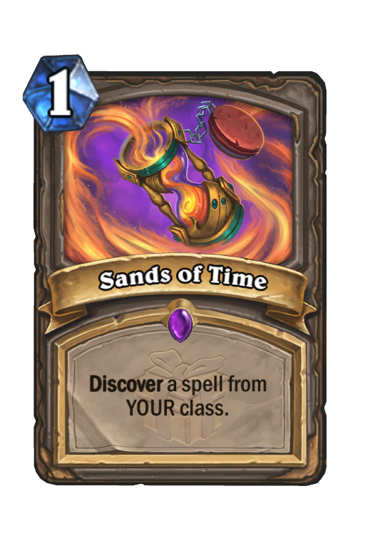 Sands of Time Hearthstone kártya