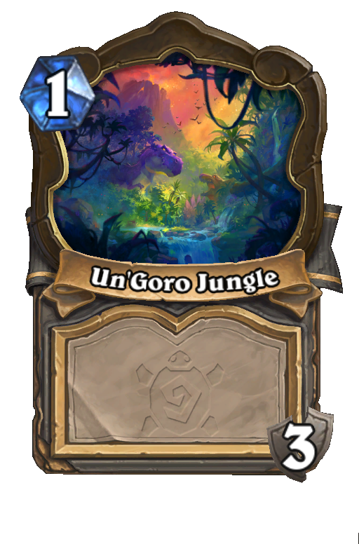 Un'Goro Jungle Hearthstone kártya