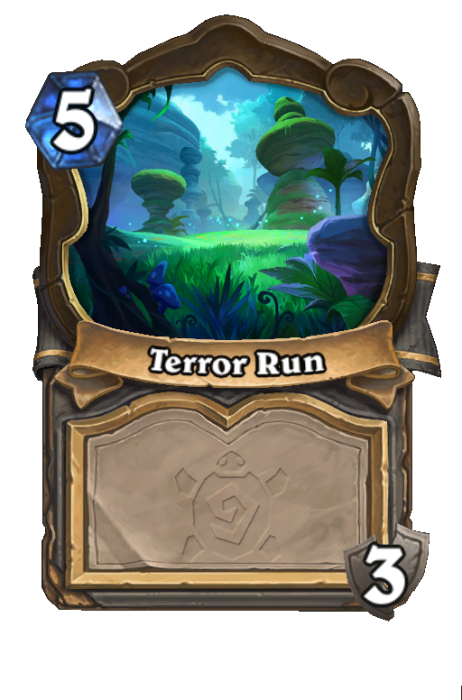 Terror Run Hearthstone kártya