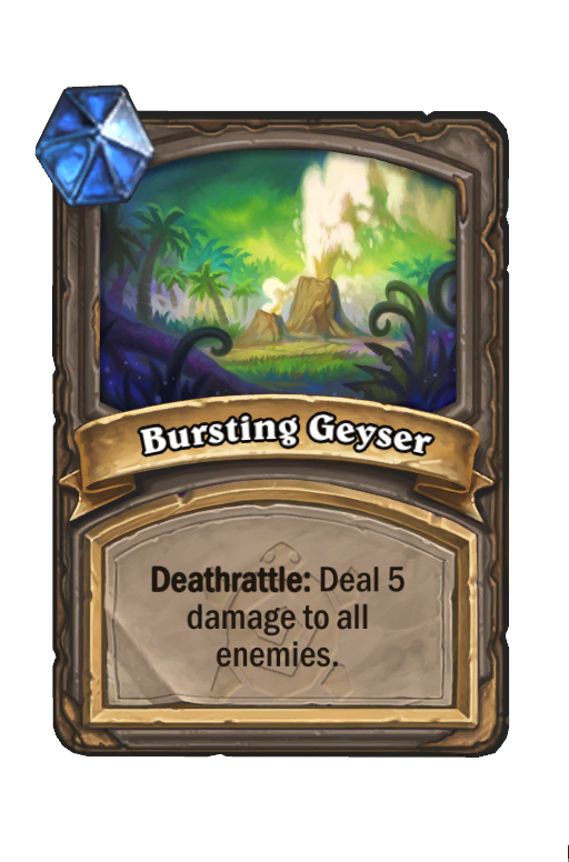 Bursting Geyser Hearthstone kártya