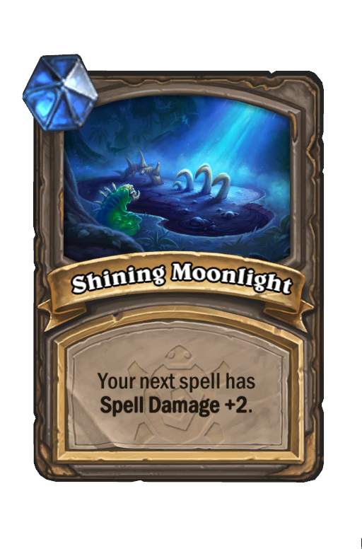 Shining Moonlight Hearthstone kártya